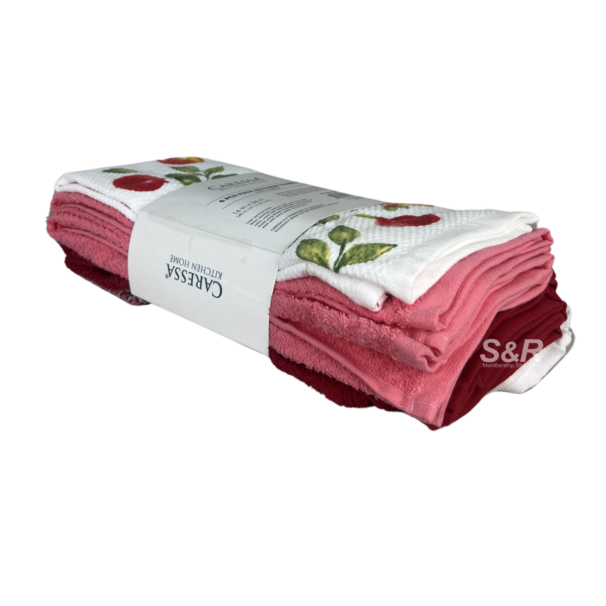 Caressa Kitchen Home Kitchen Towels 16x26in 6pcs assorted Caressa Kitchen Home Kitchen Towels 16x26in 6pcs assorted